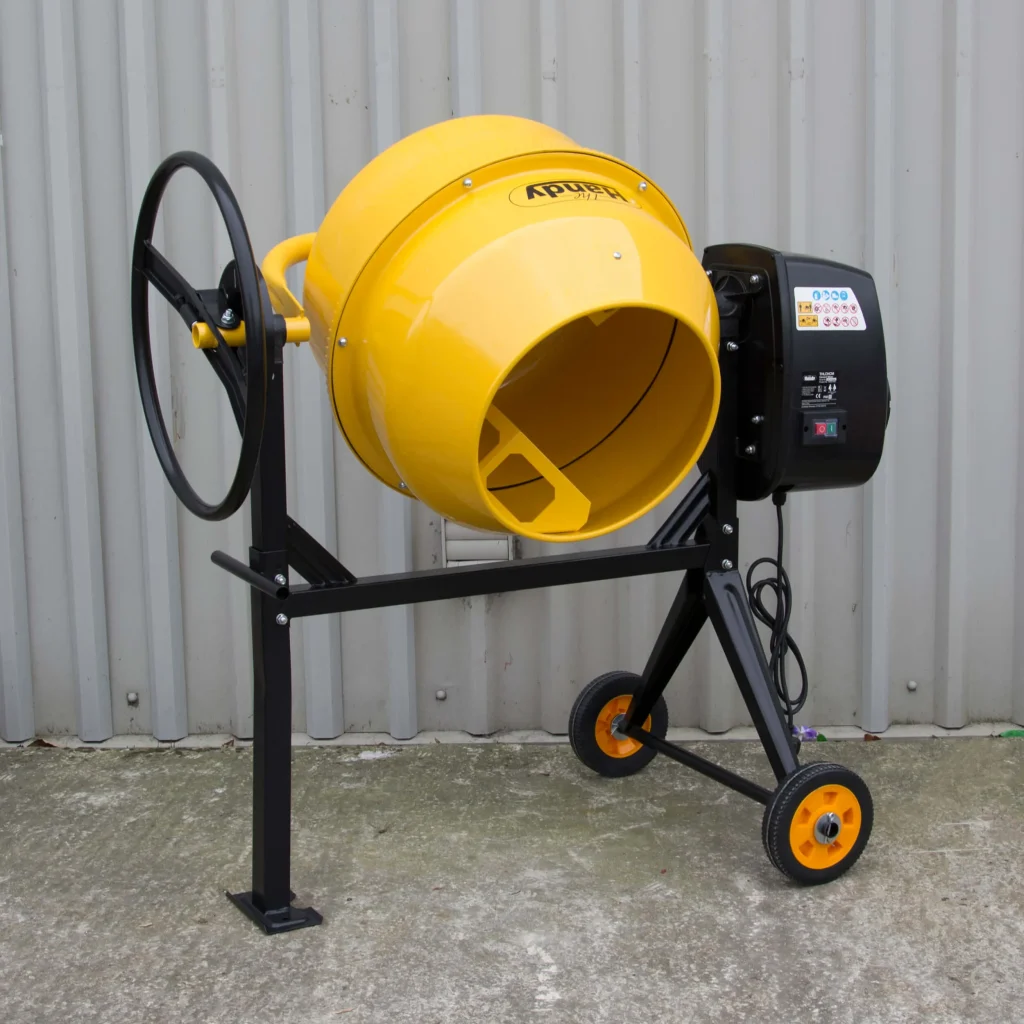 The Handy Light Construction THLCHCM 125 Litre Electric ‘H’ Frame Mixer side